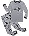 Family Feeling Little Boys Train 2 Piece Pajamas 100% Cotton (Size 6M-8 Years)