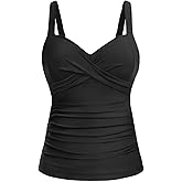 Women's Underwire Tankini Top Only - Tummy Control Bathing Suit Top No Bottom 2025