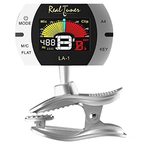 image for Groovy Center Guitar Tuner - Chromatic Clip-on Tuner for Guitar, Bass,