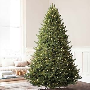 Wonderland white with woodland ornaments Amazon.com: Balsam Hill Vermont White Spruce Premium Prelit Artificial