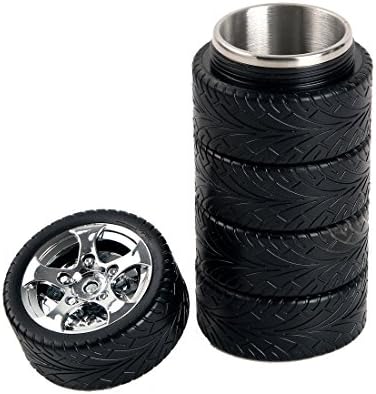 Bokit Thermos Cup, Vacuum Mugs, Flask, Tyre Mugs Coffee Cups, Tea Cups 320ml (Silver)