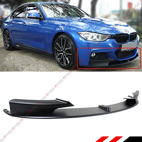 Fits for 2012-2018 BMW F30 F31 3 Series Sedan & Wagon With M Sport Bumper Performance Front Lip Spoiler Splitter Kit- Matt Black Finish - Thumbnail 5