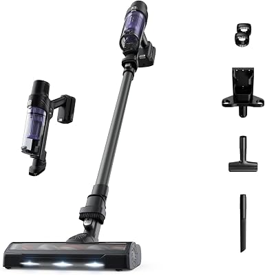 X-Pert 7.60 Essential, Aspirapolvere Senza Fili Potente, Scopa Elettrica Senza Fili con Luci LED, Facile da Pulire, Autonomia Fino a 45 Min, 140 W, RH6A33