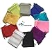 A&S Creavention® Organza Mixed Colors Jewelry Pouch Bags Display Bags 10 Colors 100pcs (5x7 inches)