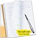 Five Star Spiral Notebook, 3 Subject, College Ruled Paper, 150 Sheets, 11