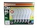SYLVANIA Ultra 6-Pack 9W (60 Watt Equivalent) Soft WhiteDimmable A19 LED Light Fixture Light Bulbs