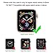 Compatible with Watch Case 44mm 42mm 40mm 38mm, Shock Proof Protective Rugged Case Scratch Resistant Bumper Cover Replacement for Watch Series 5/4/3/2/1 44mm 42mm 40mm 38mm