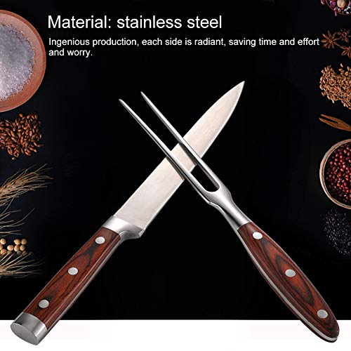 Barbecue Fork Tool Set Knife Stainless Steel Barbecue Carving Outdoor