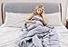 HomeSmart Products 40 lbs Cooling Weighted Blanket Queen Size