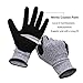Hilinker Cut Resistant Gloves Highest Performance Knife Scissors Hands & Body EN388 Level 5 Protection Kitchen Work Safety Hand Protector Lightweight Durable Comfortable Indoor Outdoor Use Medium