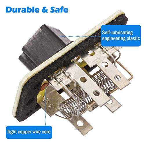 PartsSquare 4L3Z19A706AA 973015 4P1367 3A1115 RU382 Heater Blower Motor Resistor Replacement for Ford ESCAPE EXCURSION EXPEDITION 2001-2005 Compatible with Ford F-150 1999-2003