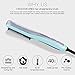 KINGDOMCARES Professional Ceramic Hair Straightening Brush Anti Scald Hair Straightener Comb Blue