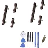 (2set Pack) Galaxy Note 9 Side Power Switch on/Off Button +Volume Key Replacement Cover Parts for Samsung Galaxy Note 9 N960 6.4 Inch (Purple)