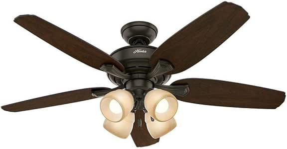 Hunter 52079 Channing 52" LED Indoor New Bronze Ceiling ...