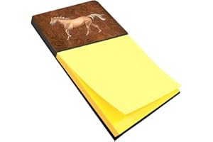 Caroline's Treasures SB3060SN Horse Refillable Sticky Note Holder or Postit Note Dispenser, 3.25 by 5.5", Multicolor
