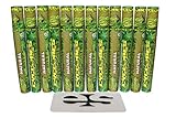 Cyclones Natural Hemp Wraps (12 Packs, 2 Wraps Per Pack) Total 24 Wraps and ES Scoop Card