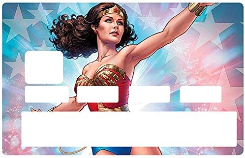 THELITTLESTICKER Credit Card Sticker, Wonder Woman NTM - Personalize Your Credit Card with These Removable Stickers