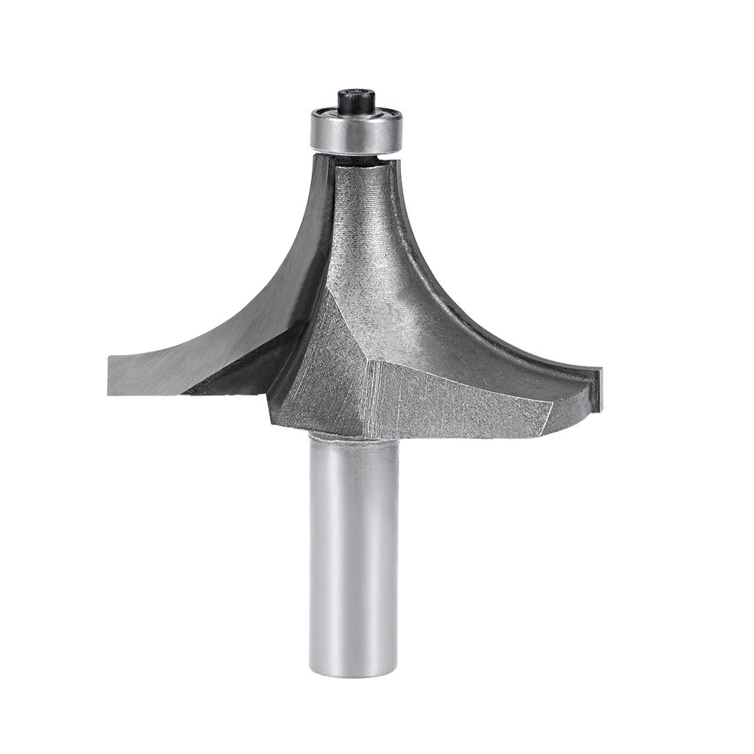 sourcing map Router Bit 1/2 Shank 2-1/4 inch Cutting Dia Round Over Corner 2 Flutes Tungsten Steel for Woodworking Milling Cutter Tool.
