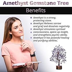 Amethyst Crystal Tree of Life - Handmade Healing