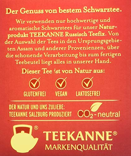 Teekanne Russisch Teefix Schwarztee 20 Beutel (1 x 40 g) – Bild 3