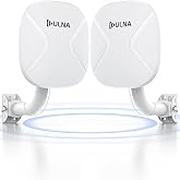 ULNA WiFi 6 Wireless Bridge Point to Point Outdoor with 2 Brackets CPE806S | WPA3 Encryption, 2.5Gbps &amp; 1Gbps Port, 2.4G 5.8G Dual Band, For Barn Shop Garage, 5KM Long Range