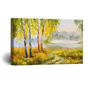 Abstract Oilpainting Style Forest