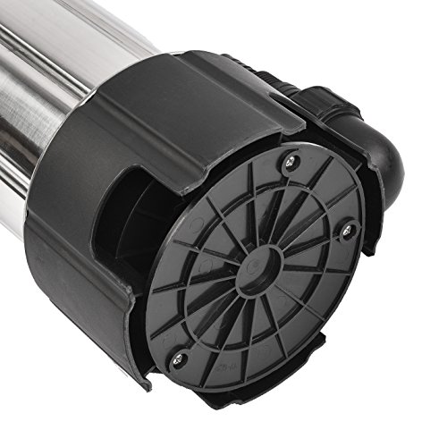 FLUENTPOWER 3/4HP 3300GPH Portable Submersible Water Pump, Dirty/Clean Submersible Pump with Revocable Function of Float Switch by its Holder, Included 1"&1.5" MNPT thread for Discharge Hose