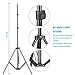 EMART 7 Ft Light Stand for Photography, Portable Photo Video Lighting Tripod with Carry Case for Speedlight, Flash, Softbox, Strobe, Camera, Selfie, Photographic Portrait -1 Pack