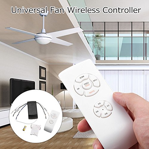 Fan Remote Control Maserfaliw Universal Ceiling Fan Lamp Remote Control Kit Timing Wireless Receiver Home Tool