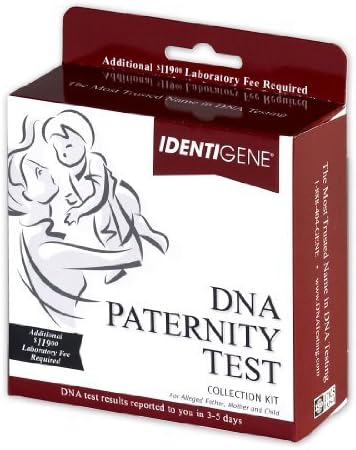 Identigene DNA Paternity Test 1 Kit (Pack of 2) by Identigene