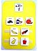Plastic Visual ASD Snacks Choice Board (Picture Communication Symbols)