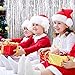 Twinkle Star 2 Pack Photo Booth Backdrop 3FT x 8FT Metallic Tinsel Foil Fringe Curtains Environmental Background Streamers for Birthday Wedding Party Christmas Decorations