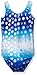Danskin Big Girls' Gymnastics Leotard, Ombre Blue Ice, Large (12/14)