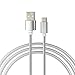 Car Charger, BigMuu 2-Port USB Car Charger with 3.3 Feet USB Type C to Type A 2.0 Stainless Steel Cable for Google Pixel XL, Galaxy S8