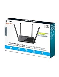 D Link Wireless Router ac 1200 Dual Band (11 A B G N AC) (dir 822)