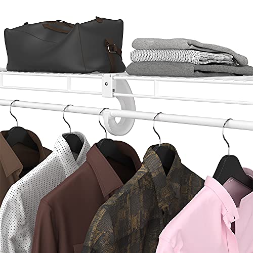 ClosetMaid 5655 Hang Rod Support Conversion Bracket, White Pricepulse