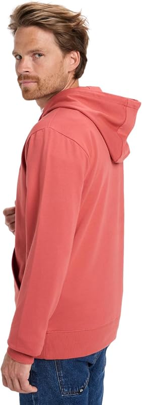 Men Basic Hoodie Young Men Mineral Red M M