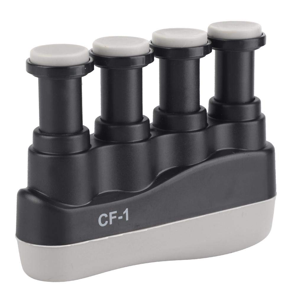 Bnineteenteam Piano Finger Trainer, Portable Finger Strengthener Tension Adjustable Hand Grip Exerciser Finger Training Tool for Guitar,Piano,Trigger Ringer Training and More(Black)