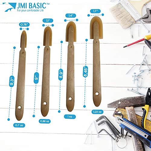 JMIBASIC Grout Caulk Finishing Tool Assorted 4 Size Sets Smooth