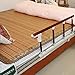 Bed Rail Safety Guard for Toddler, Elderly,Seniors, Adults, Kids Folding Bed Assist Handle Hospital Railing Bumper Bar (Light Dark Red)