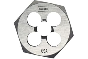 IRWIN HANSON Hex Die, High Carbon Steel, Rh, 1/4-28 (HAN6523)
