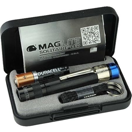 Maglite Solitaire Spectrum Blue LED Taschenlampe, Blaulicht