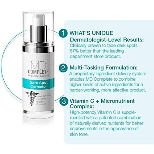 MD Complete Dark Spots Retinol DUO including Professional Dermatologist