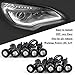 YITAMOTOR 10 X 5730 9W 18mm Eagle Eye LED Car Motor DRL Backup Red Lights bulbs 12V