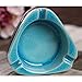 YOURNELO Ceramic Blue Triangle Cigarette Ashtray