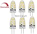 Best to Buy® (6-Pack) Dimmable 1.8-Watt T4 G4 LED Bulb 12-30V AC/DC, 12SMD2835 1.8W Warm White Color (Jc10 Bi-pin 10-18w Replacement)