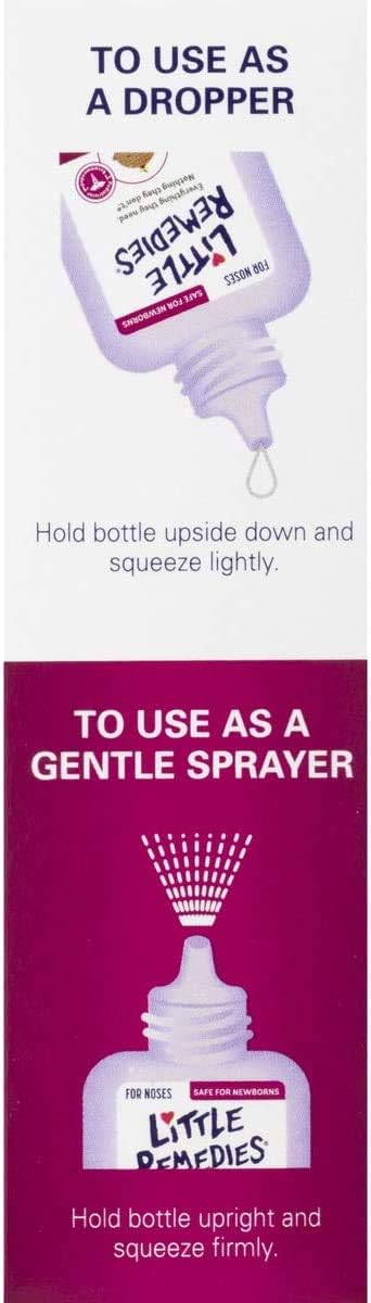 Little Remedies Little Noses Saline Spray-Drops - 1 fl oz (Pack of 2): Health & Personal Care