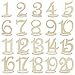 Meetory 1 to 20 Wooden Table Numbers with Holder Base,Wedding Birthday Party Table Decoration
