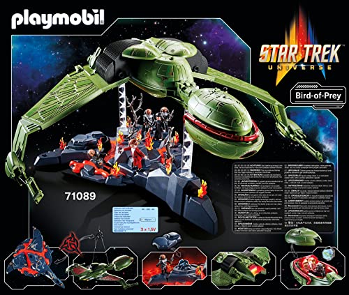 PLAYMOBIL 71089 Star Trek - Klingonenschiff: Bird-of-Prey, Klingonenschiff mit Lichteffekten, Original-Sounds und Sammelfiguren, Für Star Trek-Fans und Kinder ab 10 Jahren [Exklusiv bei Amazon] 10