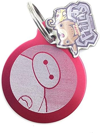 happypettag - Personalized Big Hero 6 Pet ID Tag, Customized Pet ID Tags Dogs Cat ID Tags, Double Side Aluminium Engraved. Includes up to 3 Lines of Customized Text - Back Engraving.